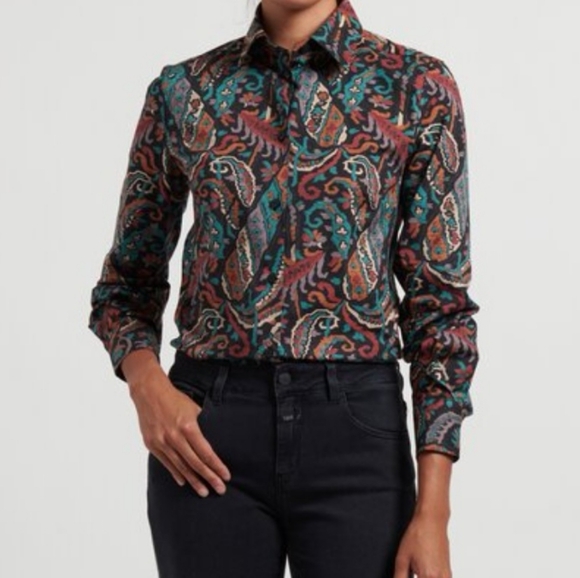 ETRO Paisley Printed Button Down Shirt - Picture 1 of 6